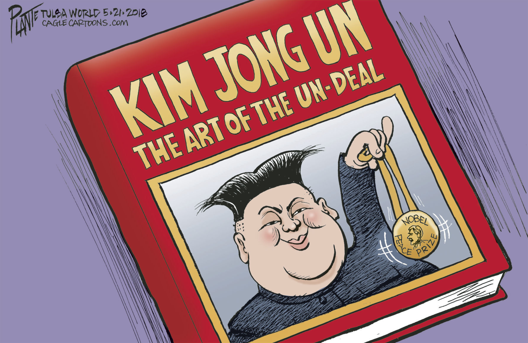 Bruce Plante Cartoon: Authored by Kim Jong Un